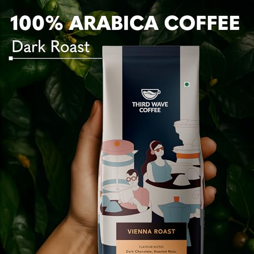 Image of THIRD WAVE COFFEE | Vienna Roast | 100% Arabica | Dark Roast | Electrical Dripper | Medium Grind | 250 grams | Pouch