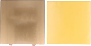 Placa de chapa de aço PEI texturizada lisa 2 lados para JanusBPS com adesivo dourado magnético PEI chapa de aço mola PEI folha de aço PEI acessórios para impressora 3D placa de impressão 310 x 310 mm, peças de movimento linear