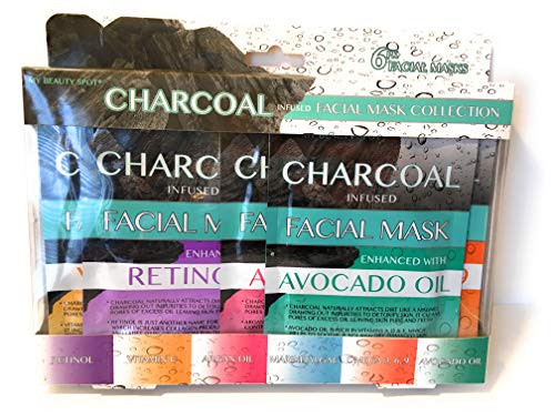 My Beauty Spot 6-Pack Charcoal Infused Facial Mask Collection