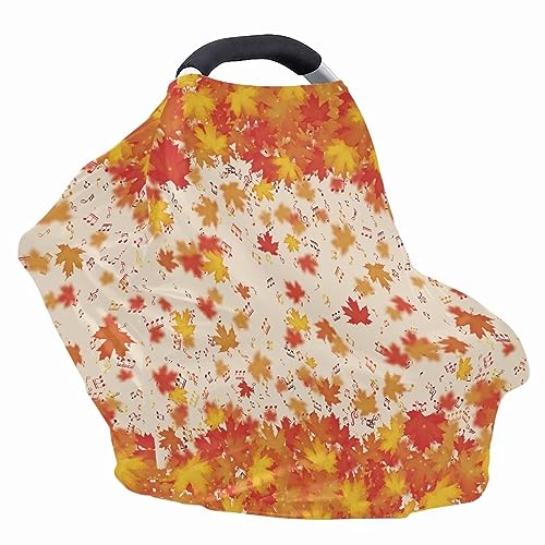Image of Multi-Purpose Car Seat Cover for Babies Breastfeeding Shawl Easy Installation Stroller Canopy Covers Easy to Clean Universal Fit