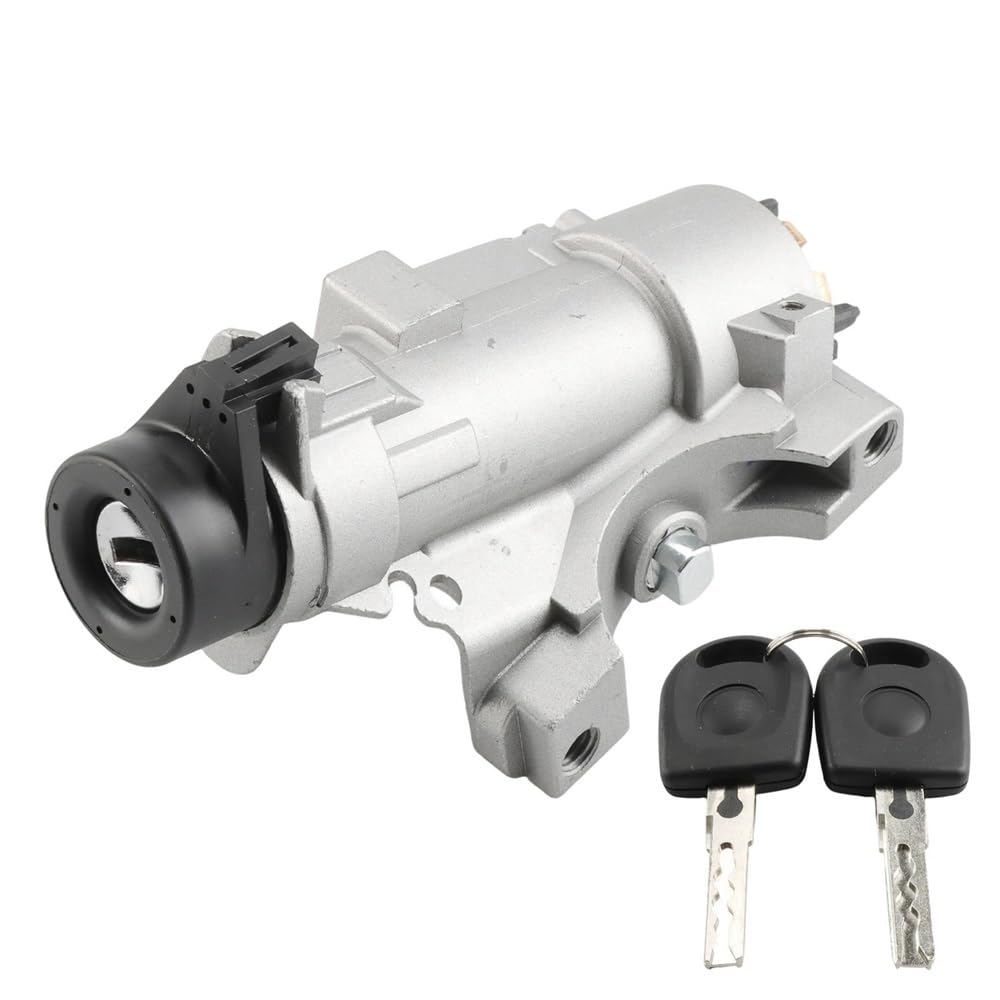 Zhjlut One Color Car Lock Cylinder 3B0905855g 4B0905849 Compatible With Vw For Beetle For Golf For J&Etta Car Ignition Starter Switch Steering Lock Cylinder With Key