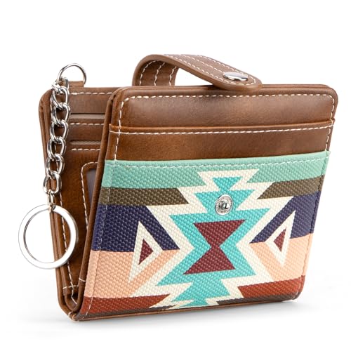 Wallet Women Small Credit Card Holder RFID Bifold Wallets with Zipper Coins Pocket Green4