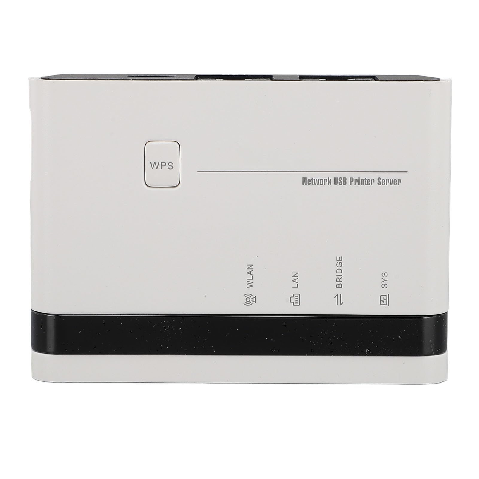 Generic Serwer Drukowania USB2.0, kompatybilność WPS z Pojedynczym Kliknięciem Serwera Drukowania Domowego i Biura (Wtyczka UE 100-240 V.)