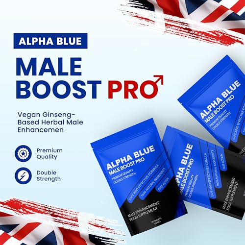 ALPHA BLUE PRO Blue Pills for Men – 100mg Natural Herbal Male Supplement for Stronger, Harder Enhancement Tablets – Boost Performance & Vitality (1 Count (Pack of 10)) - 3