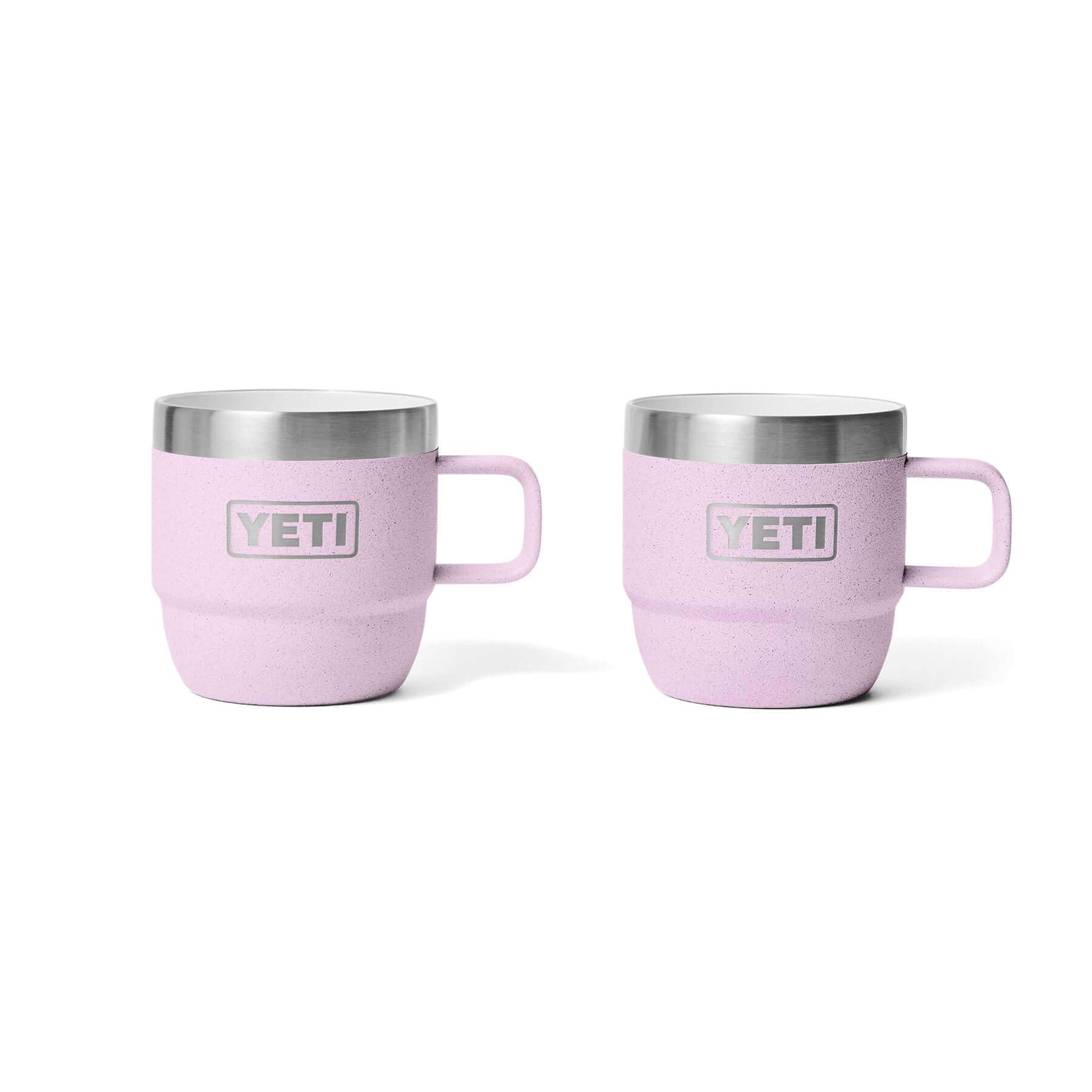 YETI Rambler Lot de 2 tasses empilables avec revêtement en céramique DuraSip, bleu marine, 177 ml