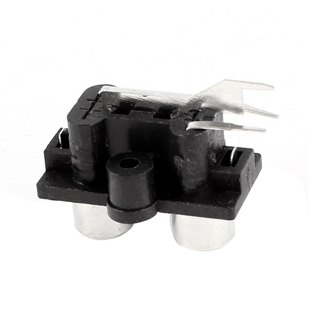 Sourcingmap® 2 x gniazdo cinch czerwone białe kątowe złącze wideo AV PCB Jack de