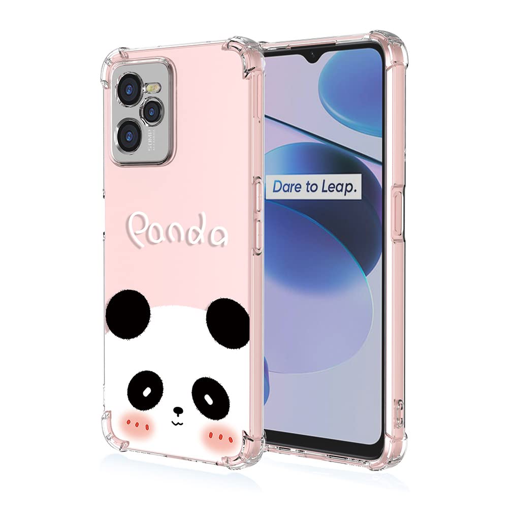 Custodia Per Realme C35 Con Vetro Temperato Sfumato – Cover TPU Antigraffio, Ricarica Wireless, Oro/Rosa - 6