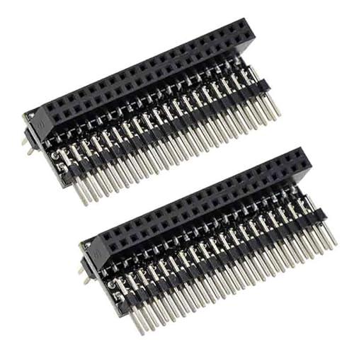 2�� �}�C�N���R�l�N�^ 40�s�� GPIO 1~2 �g�� Raspberry 2 x 20�s�� �X�g���b�v �f���A���I�X�w�b�_�[ ����X�g���[�g GPIO �R�l�N�^ �s���w�b�_�[