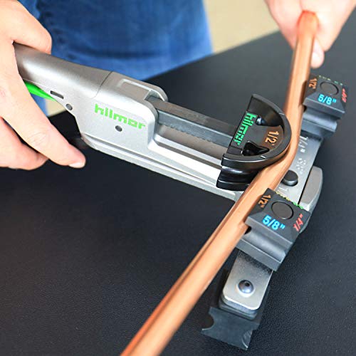 Hilmor Compact Bender Kit with Reverse Bending Attachment for 1/4" - 7/8" Tube and Pipe Bending, Black, CBKRB 1926598