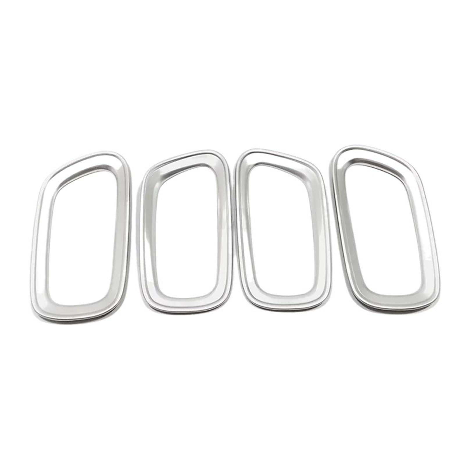 BQWYEDPL Car Inner Door Handle Bowl Cover Decoration Frame Trim Fit for Honda XR-V HR-V Fit for Vezel 2022 2023 2024 Car Door Latch Handle(Silver)