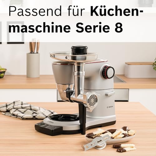 Bosch Zubehör-Set BakingSensation MUZ9BS1, passend für Küchenmaschine OptiMUM, Fleischwolf, Kunststoffschüssel, Spritzgebäck-Vorsatz… – Ansicht 5