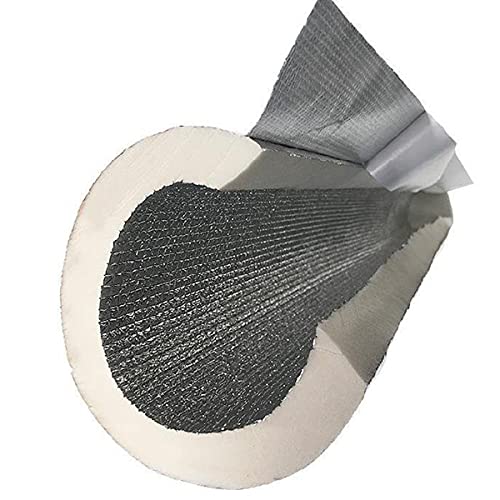 MMBZ Espuma Aislante del Tubo de Semisplit, Tubo de Aislamiento térmico para Aire Acondicionado, Papel de Aluminio Coquilla Aislante, para Tubos Fríos O Calientes (Size : Inner Diameter:27mm) Cover