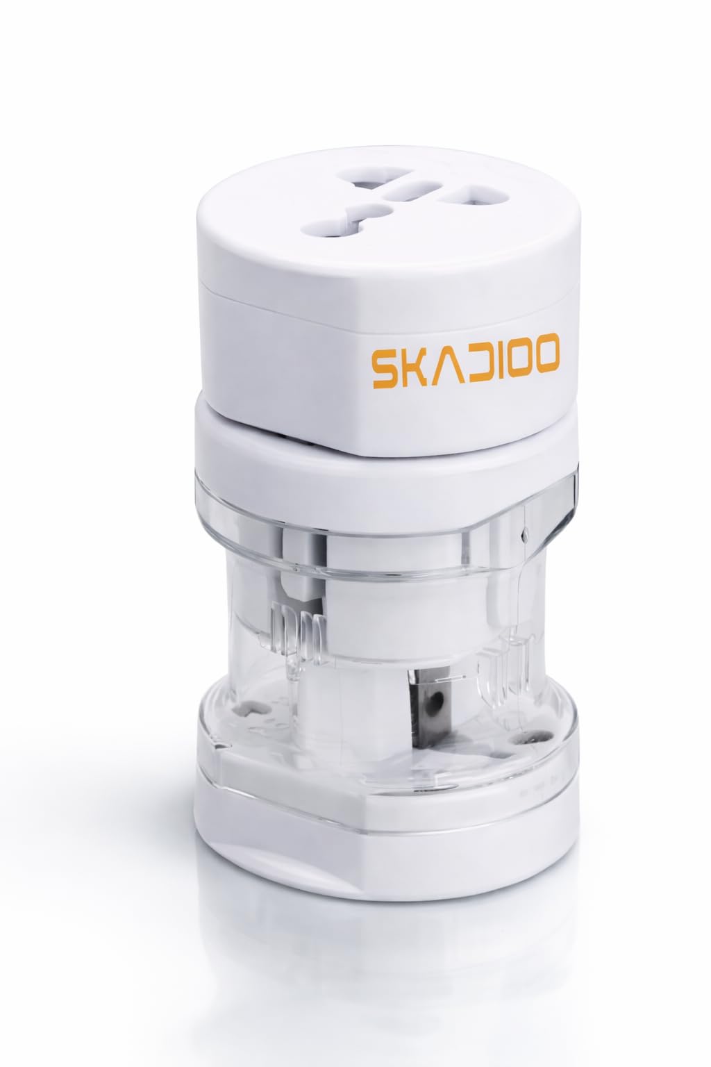 SKADIOO Universal Charger Adapter 240V | 2 Years Warranty | Universal Travel Adapter All in One, International Travel Adapter for 150+ Countries (Set of 1, White)-image-25