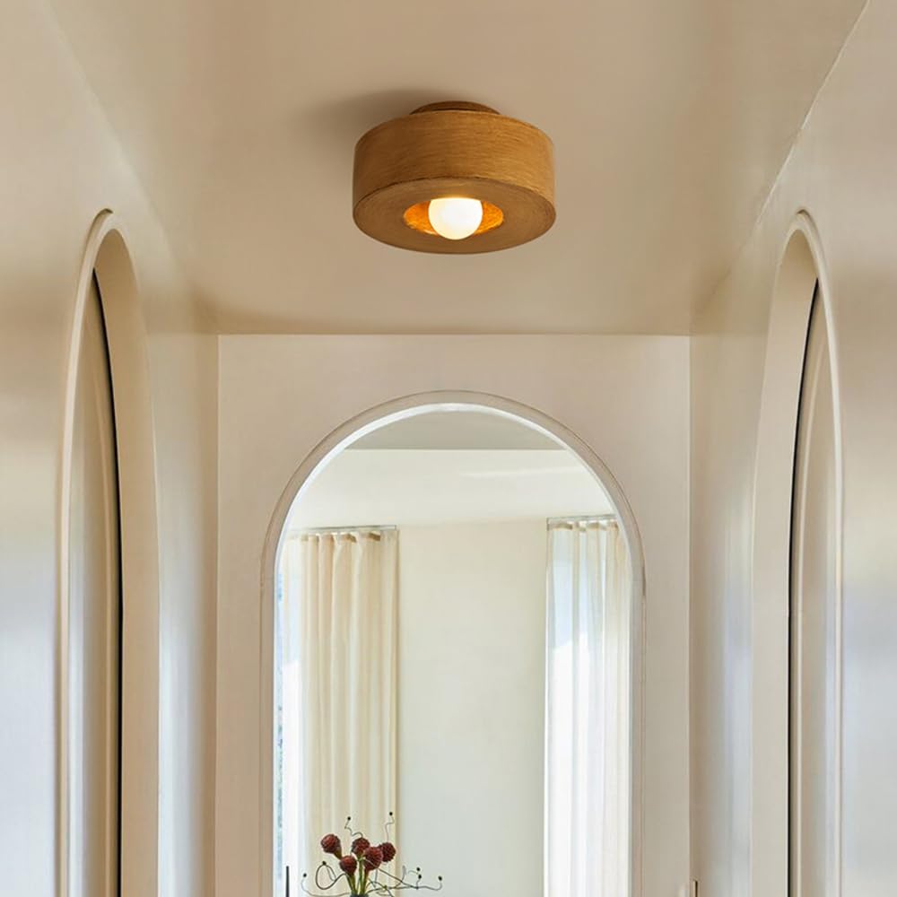 Lampa sufitowa do przedpokoju, balkonu, mała prosta, lampa sufitowa do salonu, wbudowana pojedyncza głowica E26, lampa korytarzowa przy wejściu do kwatery prywatnej