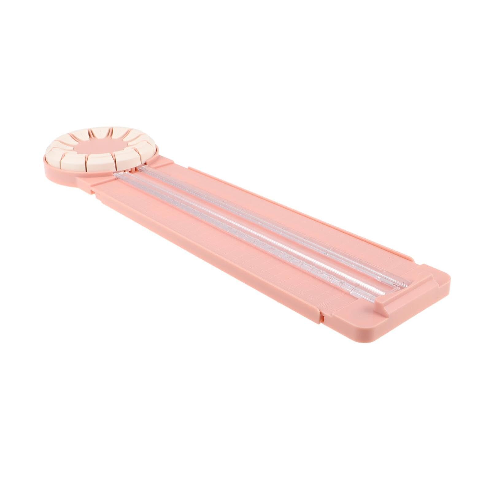 Massicot de Scrapbooking Multifonction Rose pour Papier