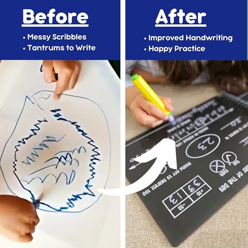 Image of Berrybee 6-in-1 Montessori-Inspired Pre-Writing Board | Board for Number System, Time, Fractions, Operations | Reusable Handwriting Practice for Kids Age 2-6 | Educational & Durable (Maths Level 2)