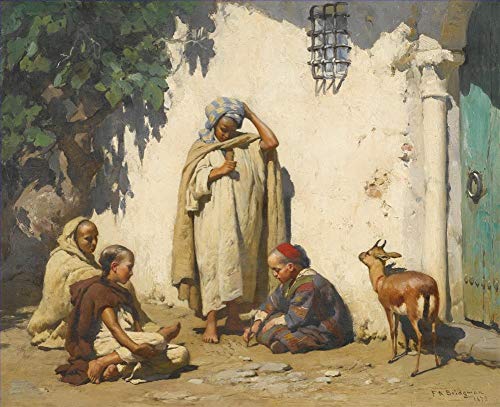Peintures d'art célèbres Le Jeune Scribe Bridgman Moyen-Orient 06