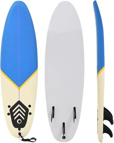 Matalde Tabla de surf de playa, tabla de surf ultraligera de 66.9 pulgadas de largo con cubierta XPE