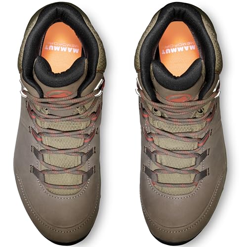 Mammut Nova IV Mid GTX Women | Wanderschuhe für Damen, Wasserdichte Trekkingschuhe, Outdoor Schuhe, Gore-Tex Bergschuhe, Sportschuhe für Hiking | Bungee-Apricot Brandy, 6