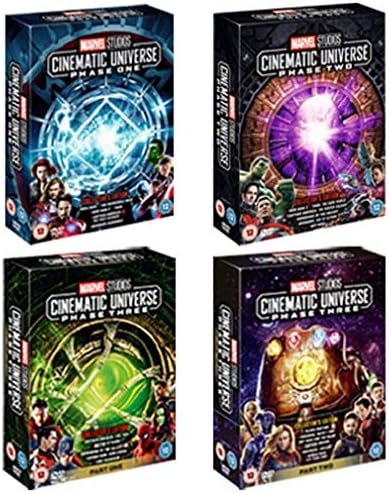 Marvel Phase 1-3 complete set DVD