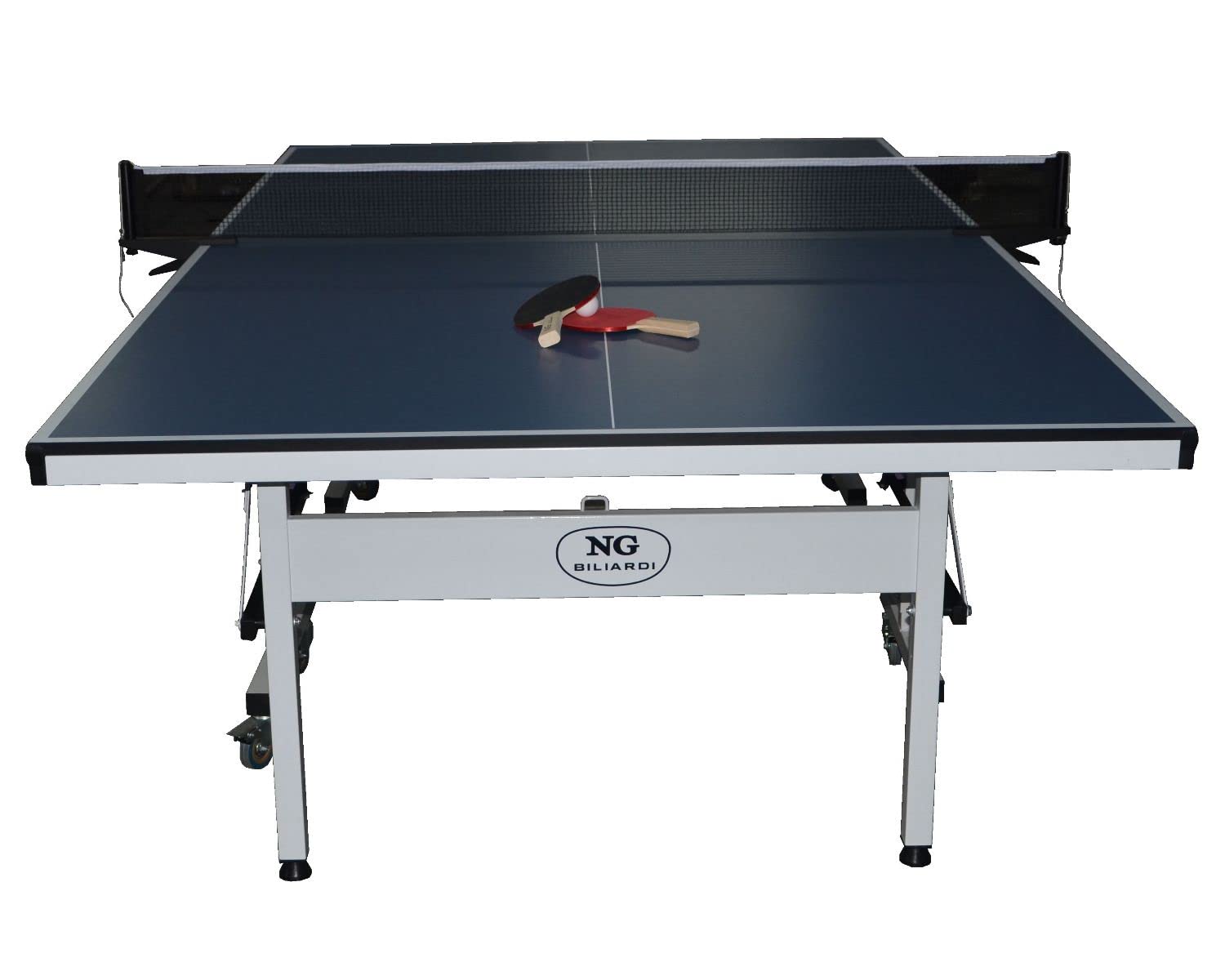 NG Biliardi Tavolo da Ping Pong Tie Break Interno (Blu) 274x152,5x76 cm