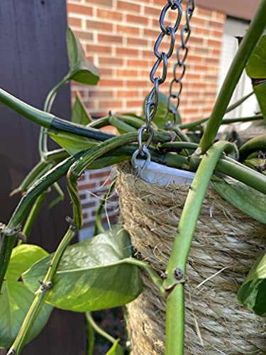 #200 X 10-Ft Hobby And Craft Twist Chain, 0.07" Diameter, Twist Link Chain With 12 Lbs Load Capacity, Hanging Chain For Bird Feeders, Pots, Lanterns, Wind Chimes, Billboards, Chalkboards And Ornaments #TOP4