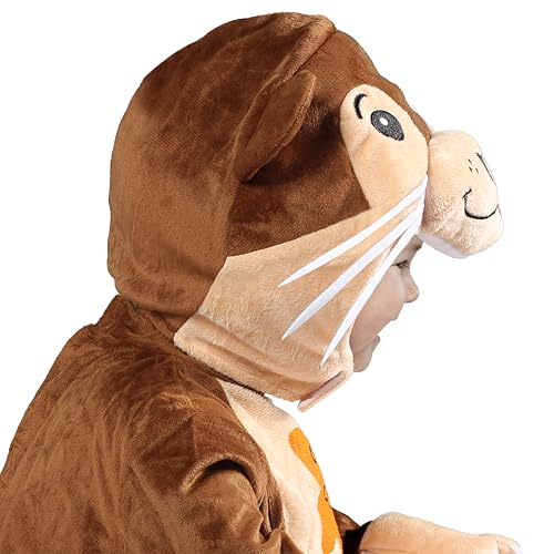 Disfraz bebé Nutria 6-12 meses unisex miniatura 4