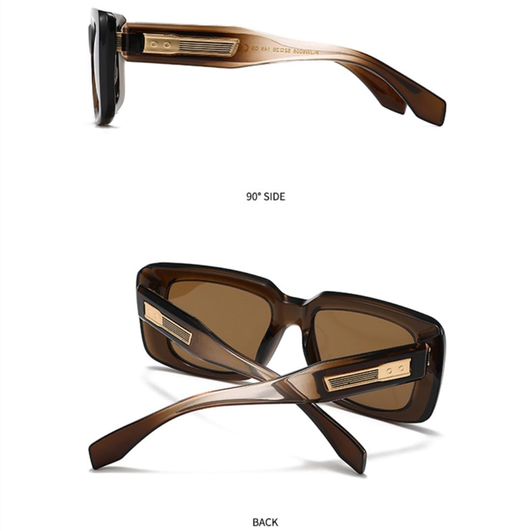 Übergroße Vintage-Sonnenbrille mit polarisierten Gläsern, UV400-Schutz, Retro-Outdoor-Qualität