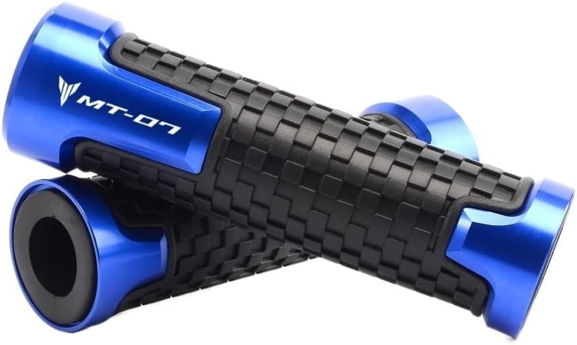 Miniatura 6 de F para Yamaha MT07 FZ07 Mt07 Fz-07 2017 2018 2019 2020 2021 2022 manillar de goma para motocicleta Agarraderas Y (color negro)