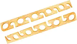 Suporte Vara De Pesca De Madeira 13 Varas Parede Pendurar