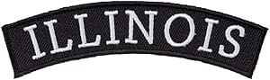 Amazon.com: PatchStop State of Illinois Top Rocker Patches for Jackets ...