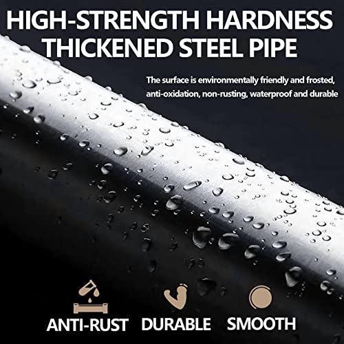 Armoire portable avec tringle de suspension et étagères - 4