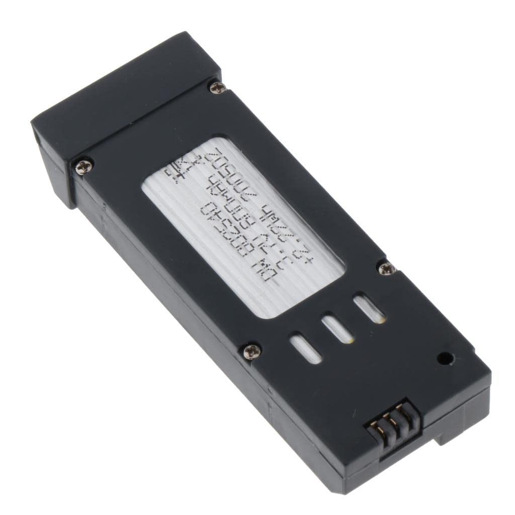 Bateria o dużej pojemności 3,7 V do dronów E525/E58/E68 RC - wskaźnik szybkiego ładowania - części zamienne do quadcoptera RC - długi czas F - czarny + szary, E58