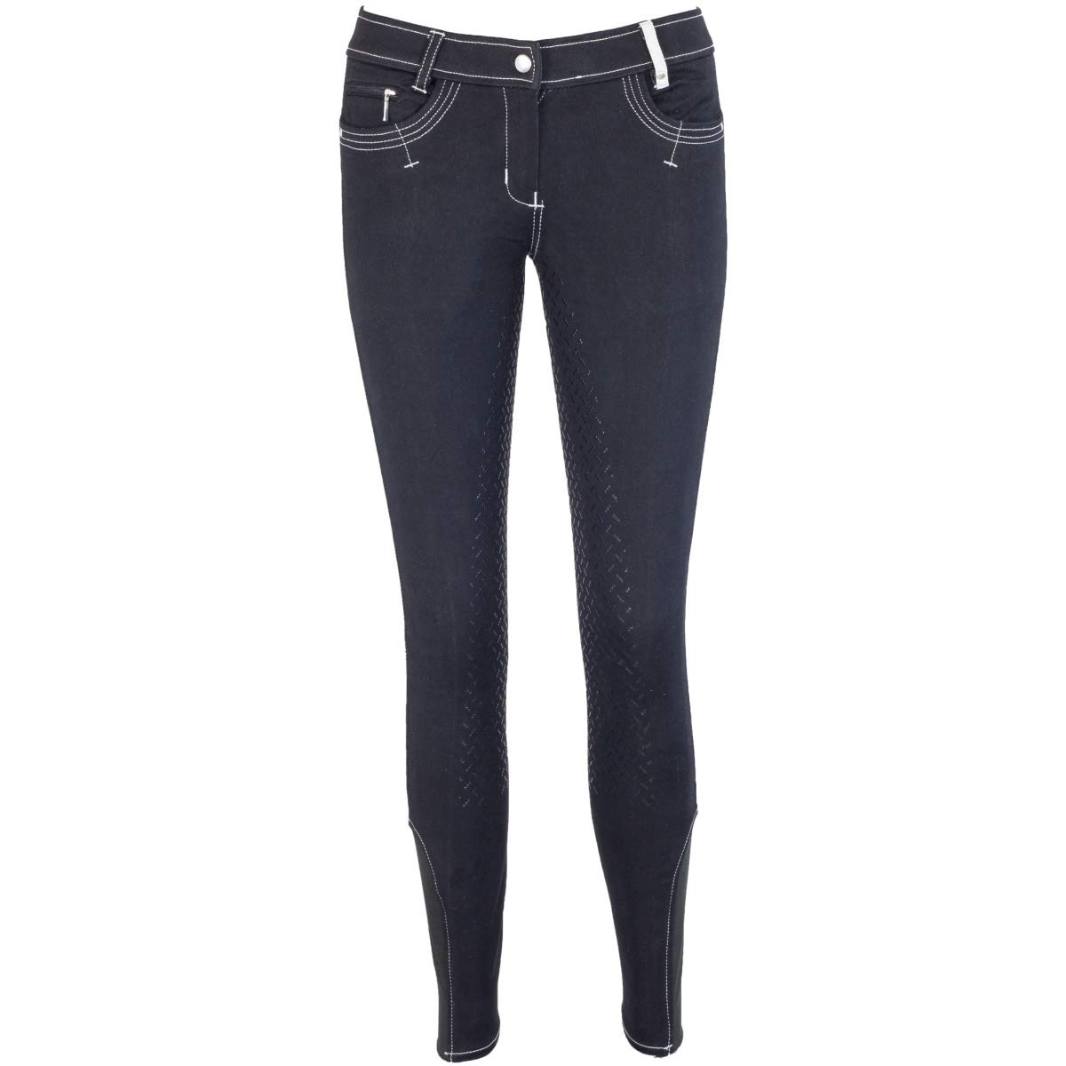 LAZURA Emma Women's Jodhpurs Silicone Full Seat Black