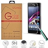 Sony Xperia Z1 Compact Tempered Glass Screen Protector, (GG MALL) Anti Scratch Explosion Proof Tempered Glass for Sony Xperia Z1 mini Compact D5503