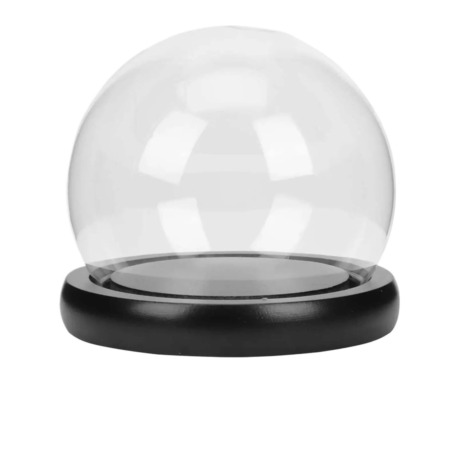 LOMNCHSG Glass Cloche Dome, Glass Cloche Dome 10cm 13cm 15cm For Valentines Day Accessories and Micro Landscape(13cm)