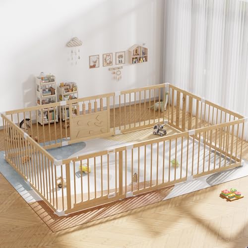 Wooden 96x64 Natural Playpen