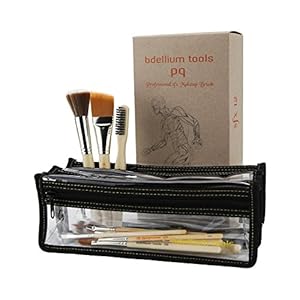 Bdellium Tools Professional Makeup Brush Special Effects SFX Series – 12 pc. Brush Set with Double Pouch (1st Collection)