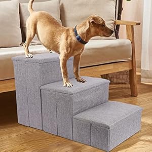 yofit-Dog-Stairs-with-Storage-Foldable-Pet-Steps-for-High-Beds-3-Step-Pet-Stairs-Ramp-Puppy-Toy-Storage-Box-for-Dogs-Cats-Small-Pets-Gray - Cucciolini Doodles   yofit-Dog-Stairs-with-Storage-Foldable-Pet-Steps-for-High-Beds-3-Step-Pet-Stairs-Ramp-Puppy-Toy-Storage-Box-for-Dogs-Cats-Small-Pets-Gray