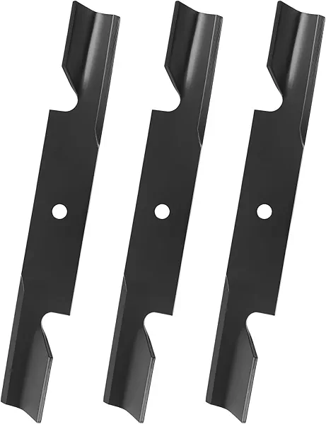 IDEASURE 482878 Mower Blades for 36" 52" Deck, High Lift Notched Blades Compatible with S-Cag Tiger Cub, Turf Tiger, Wildcat, Replaces 481707, 48108, 482462, 481711, 48185, A48108, A48185, 3 Pack