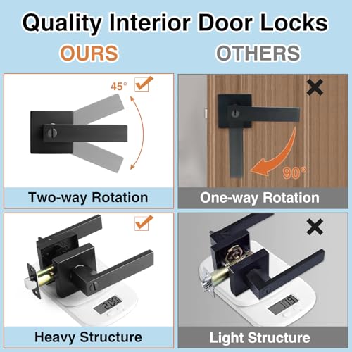 Matte-Black-Door-Handle-Interior-Knob-Keyless-Levers-Set-6-Pack-Heavy-Duty-Privacy-Lock-for-Bedroom-or-Bathroom-Reversible-for-Left-Right-Sided-Doors