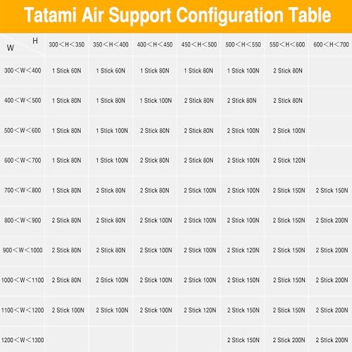 Vinabo 2 Stück Gasfedern, 60 N pneumatischer Wagenheber für Möbel, Kolben für Küchentüren, Gaskolben für Türen, Schrankscharnier, Dämpfungsarm für Küchenschränke