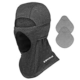 Balaclava Mask Replaceable Filter Windproof Waterproof for Motorcycling Skiing Snowboarding [Dark...