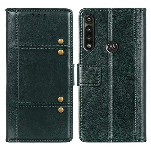 UKDANDANWEI Capa para Moto G Power, capa flip elegante de couro PU com compartimentos para cartões,