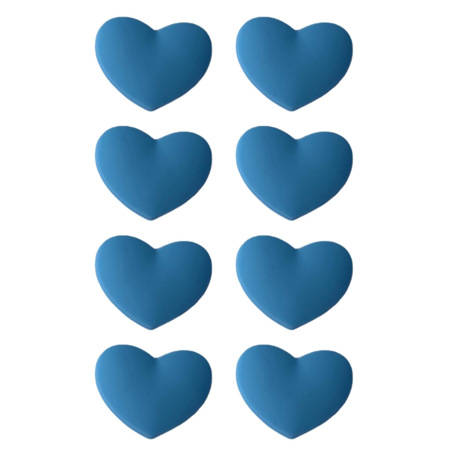 Hkfgdjdl Blue 8Pcs Heart Shape Silicones Vibrations Dampeners For Tennis Racket Shock Absorption And Stylish Decoration