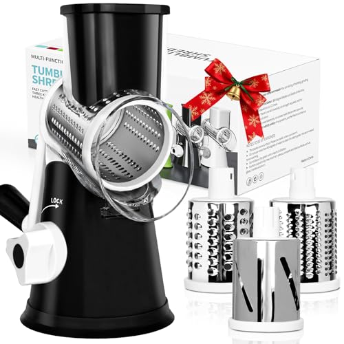 X Home 3-Blade Rotary Cheese Grater