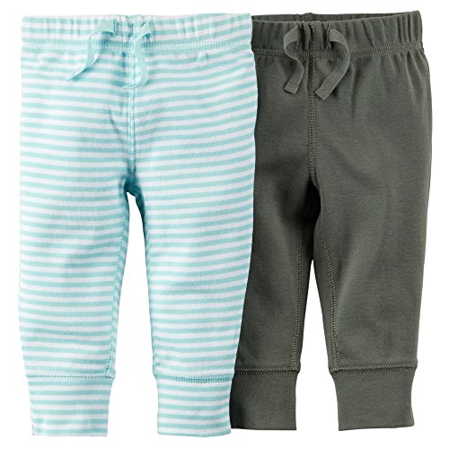 Carter's Baby Boys' 2 Pack Pants (Baby) - LightBlue - 6M