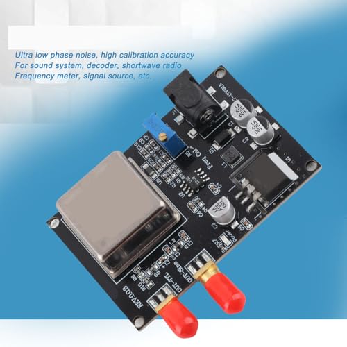 Image of Respicefinem 10MHz Frequency Standard Module Adjustable Oscillator Module Accurate OCXO ±0.01Hz Calibration Accuracy Low Noise for Precise Instrument Calibration Audio Systems