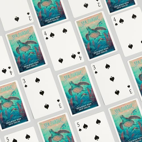 Baraja de Poker North Myrtle Beach, Tortuga Marina, 52 Cartas miniatura 4