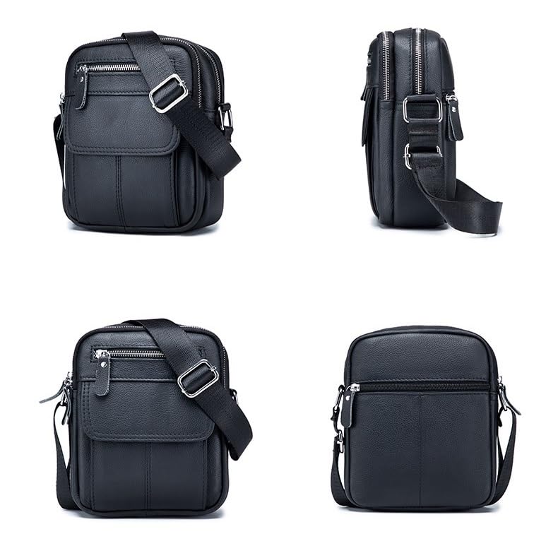 Bolsa de Hombre de Cuero para Hombro y Negocios miniatura 5